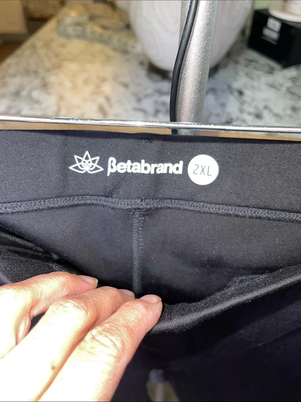 Betabrand Yoga Pants Belt Loop Faux Pockets Size 2XL - Picture 4 of 5